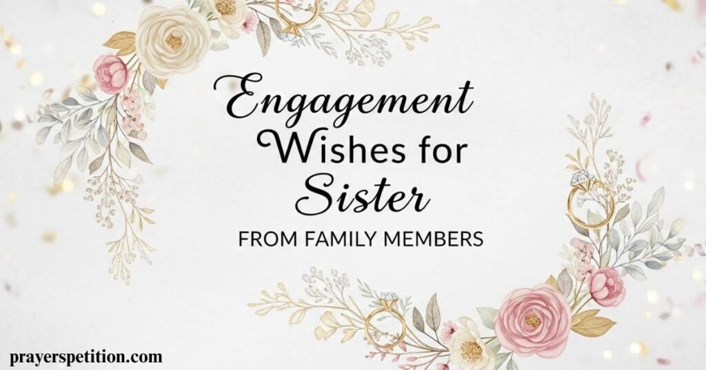 engagement-wishes-for-sister-from-family-members