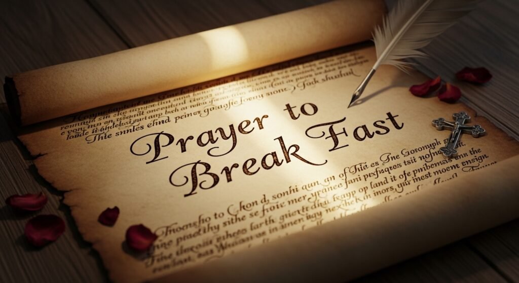 prayer-to-break-fast