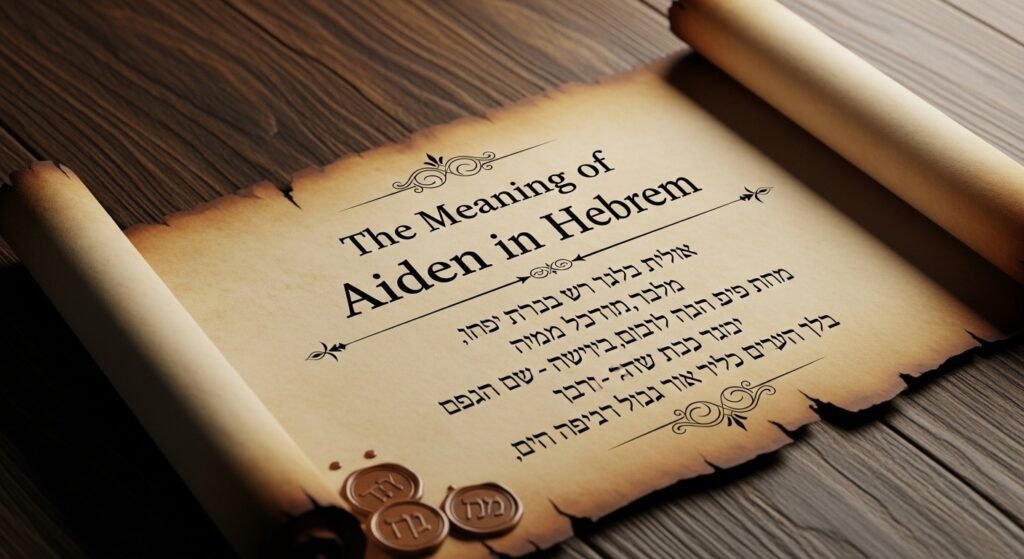 the-meaning-of-aiden-in-hebrew