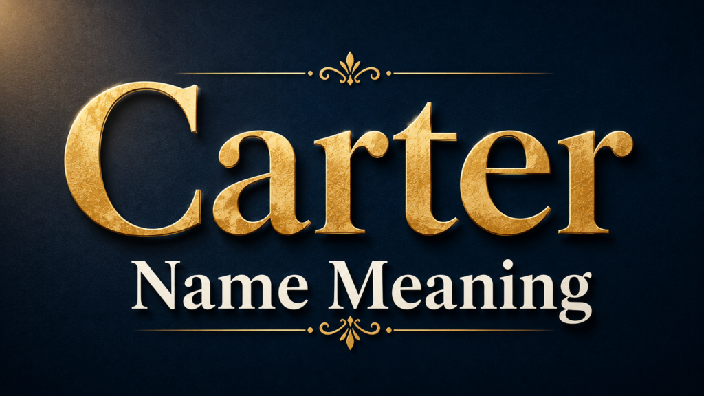 carter-name-meaning